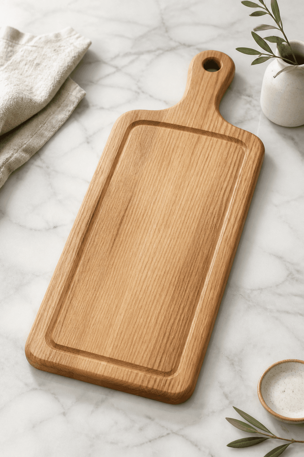 Wooden serving board ready for personalisation